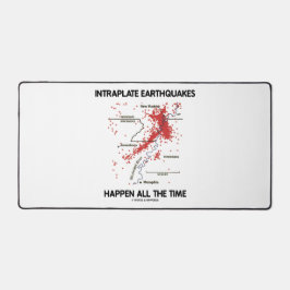 プレート内地震はいつも起こる デスクマット