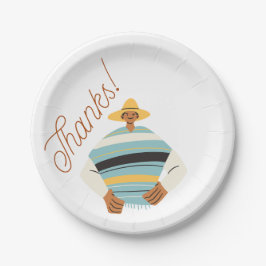 プレート感謝してい ペーパープレート