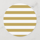 プレート用シック結婚スクリプトラウンドのメニューカード メニュー (裏面)