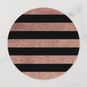 プレート用シック結婚スクリプトラウンドのメニューカード メニュー (裏面)