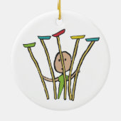 プレート紡績 セラミックオーナメント (裏面)