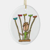 プレート紡績 セラミックオーナメント (右)