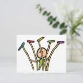 プレート紡績 ポストカード (スタンド正面)