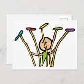 プレート紡績 ポストカード (正面/裏面)