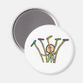 プレート紡績 マグネット (正面/裏面)