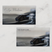 プレート記録ビニルターンテーブル 名刺 (正面/裏面)