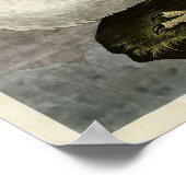 プレート366 |アイスランドまたはジェール《鳥》ハヤブサ ポスター (角)