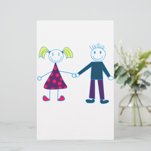 プレート 便箋 (スタンド正面)