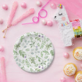 プレート – 緑とラベンダー (パーティー)