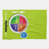 プレート(緑)キッチンタオルを選択 キッチンタオル (横)