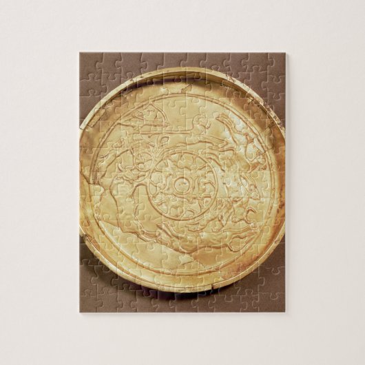 プレート(金ゴールド) ジグソーパズル (縦)