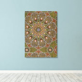 プレートI(デザインの勉強), c.1874-76 (lithoo) キャンバスプリント (インサイチュ (ウッドフロア))