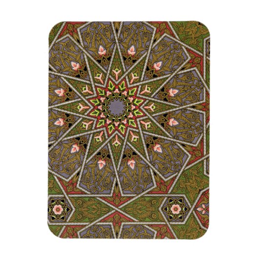 プレートI(デザインの勉強), c.1874-76 (lithoo) マグネット (縦)