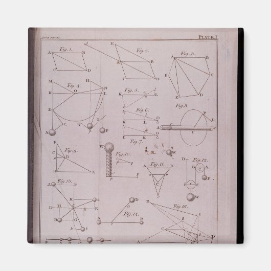 プレートI、巻一より巻二を例証 マグネット (正面)