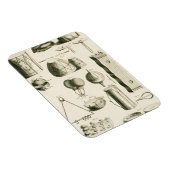 プレートII：古代とパーカッションモダン楽器 マグネット (右側)