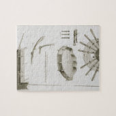 プレートXX: ペダルの広がりそして働き ジグソーパズル (横)