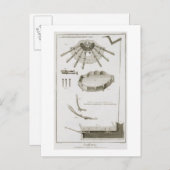 プレートXX：ペダルの広がり及び働き ポストカード (正面/裏面)