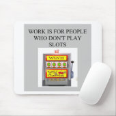 プレーヤーのカジノの相場師に細長い穴をつけます マウスパッド (マウス)