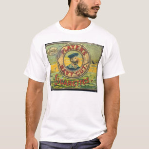 プレーヤーのカナダのタバコの錫 Tシャツ