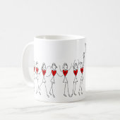 プレーヤーの位置およびやる気を起こさせるなネットボールの引用文 コーヒーマグカップ (正面左)