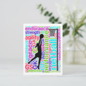 プレーヤーの位置ネットボ感動的ール ポストカード (スタンド正面)