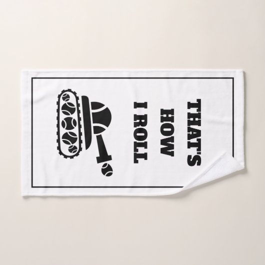 プレーヤーまたはコーチのためのおもしろいなテニスの引用文手タオル ハンドタオル (ハンドタオル)
