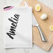 プレーヤーまたはコーチのためのかわいい台所タオルのギフトのアイディア キッチンタオル (四つ折り)