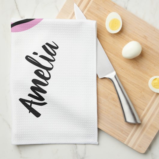 プレーヤーまたはコーチのためのかわいい台所タオルのギフトのアイディア キッチンタオル (四つ折り)