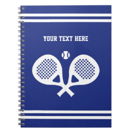 プレーヤーまたはコーチのためのパデルテニスのノートのギフト ノートブック