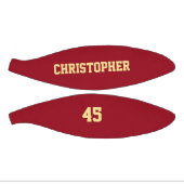 プレーヤークラブチーム名番号カスタムモノグラムの ミニバスケットボール (パネル)