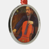 プレーヤーシュネクルドポートレートバイポールゴーギン メタルオーナメント (右)