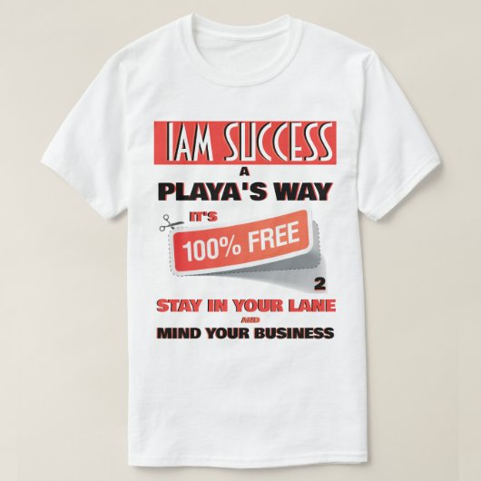 プレーヤーズウェイ Tシャツ (デザイン正面)