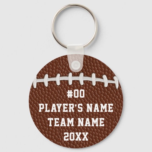 プレーヤーパーソナライズされたのための安いサッカーのギフトBULK キーホルダー (裏面)
