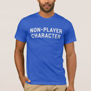 プレーヤー以外の文字 Tシャツ