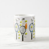 プレーヤー用テニス用具 コーヒーマグカップ (中央)