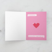 プレーヤー1からプレーヤーから2のゲーマーのバレンタインデー シーズンカード (内部)