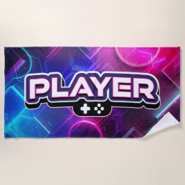 プレーヤー ビーチタオル