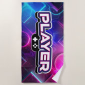 プレーヤー ビーチタオル (正面)