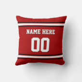 プレーヤー、先輩のためのパーソナライズなバスケットボールのギフト クッション (裏面)
