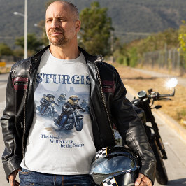 プレーリおもしろいドッグバイクもしくは自転車に乗る人集団ウエスタンユーモア Tシャツ