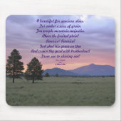 プレーリカスタムー写真の上の風光明媚な嵐 マウスパッド (正面)