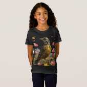 プレーリーに囲まれた一般的な西メドウラルク Tシャツ (正面フル)