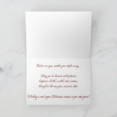 「プレーリーの喜び」クリスマスカード カード (内部)