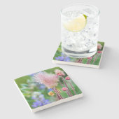 プレーリーの煙で野草が《植物》アスペングローブ2 ストーンコースター (横)