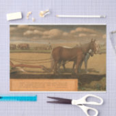 プレーリーを破る, 1939 by Grant Wood 薄葉紙 (クラフト)