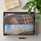 プレーリーアフリカ女性のカーボーイカントリーウェスタン素朴 薄葉紙 (ギフト)