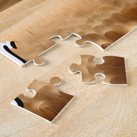 プレーリーウィートファーム抽象芸術 ジグソーパズル (側面)