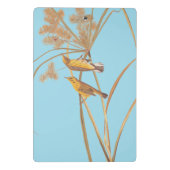 プレーリーウォーブラーオードボンイエローバード ミニクリップボード (裏面)