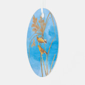 プレーリーウォーブラーオードボンイエローバード メタルオーナメント (正面左)