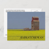 プレーリーエレベーター風景葉書 ポストカード (正面/裏面)